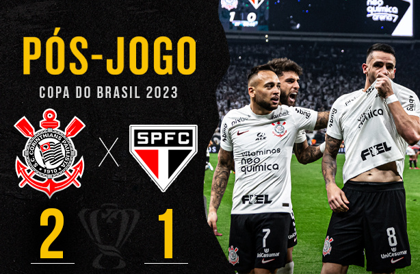 Corinthians 2 x 1 São Paulo - 25/07/2023 - Copa do Brasil 