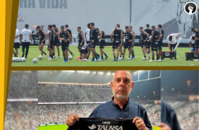 Corinthians treina com a imprensa no CT e tem voltas e ausências | E a Taunsa, hein?!