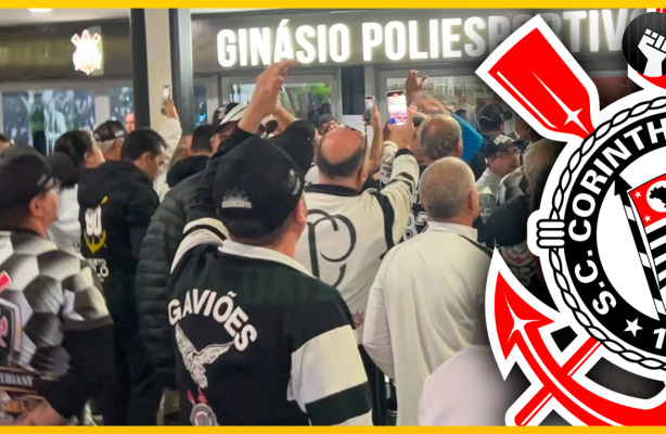 Eleies no Corinthians: Scios do clube fazem forte protesto aps o encerramento das votaes