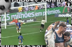 VDEO: Gol de Pedro Raul garante a vitria do Corinthians contra o Santo Andr