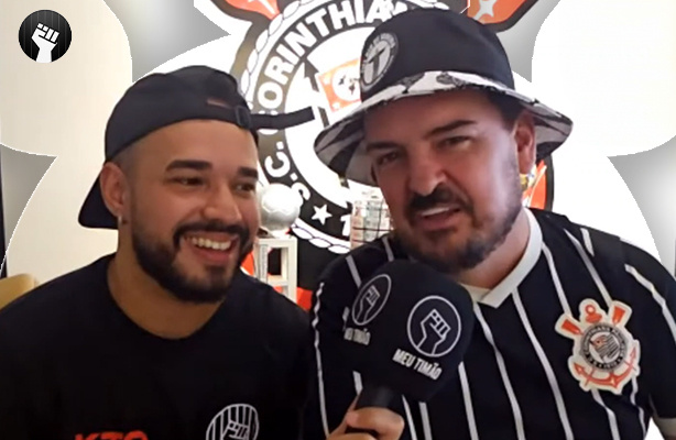 Mano Lngua revela situao inusitada para assistir jogo do Corinthians