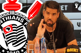 Antnio Oliveira comenta sobre expulso em campo aps empate do Corinthians