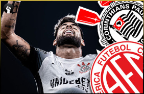 Corinthians vence Amrica-RN e est nas oitavas da Copa do Brasil