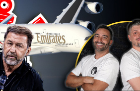 Presidente do Corinthians tem reunio confirmada com Emirates | Atacante pulga pode chegar