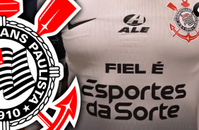 Corinthians anuncia patroc�nio master com a Esportes da Sorte