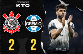 Corinthians 2x2 Gr�mio 🔴 P�s-jogo: Coletiva e apresenta��o do patroc�nio master | Brasileir�o 2024