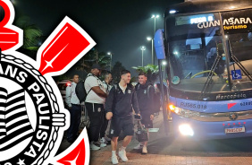 Desembarque do Corinthians pro duelo contra o Fluminense pelo Brasileir�o 2024