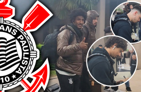 Desembarque do Corinthiasn em Caxias do SUl para o duelo contra o Juventude