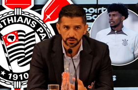 Emiliano D�az elogia Hugo Souza e fala em ?guerra? em cada jogo