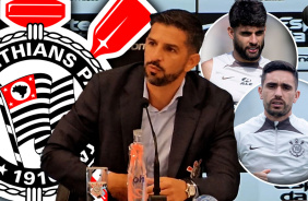 Emiliano D�az explica aus�ncia de Igor Coronado e sa�da de Yuri Alberto em Corinthians 0x0 Gr�mio