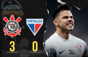 Classificados! Corinthians 3x0 Fortaleza 🔴 Ps-jogo: Zona mista e coletiva |Copa Sul-Americana 2024