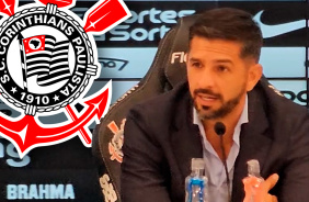Emiliano D�az abre o cora��o para Fiel e elogia torcida do Corinthians