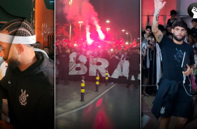 O desembarque do Corinthians em Bras�lia para o Majestoso pelo Brasileir�o 2024