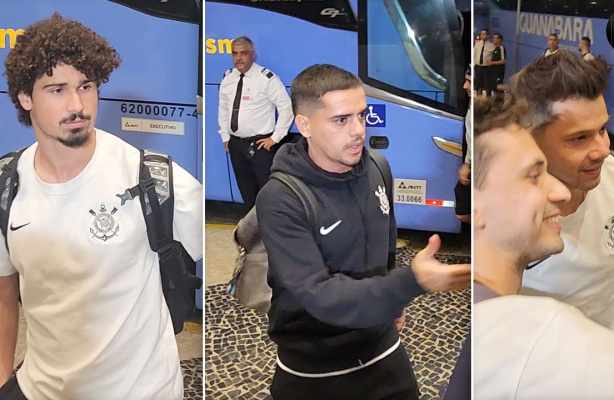 VÍDEO: Desembarque do Corinthians no Rio de Janeiro para a semifinal contra o Flamengo pela Copa do Brasil