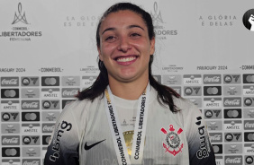 Duda falou sobre assist�ncia que abriu o placar do jogo do t�tulo da Conmebol Libertadores Feminina