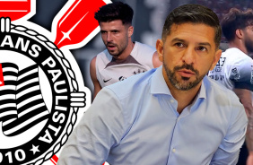 Emiliano Daz justifica a escolha de Hctor Hernndez como titular do Corinthians x Flamengo