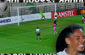 Gola�o de Yasmin para o Corinthians pela Copa Conmebol Libertadores Feminina 2024