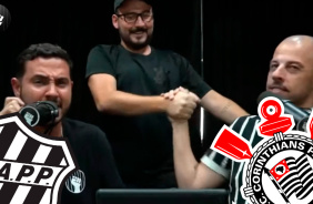 O gol da vitria do Corinthians contra a Ponte Preta pelo Paulisto | Reao do Meu Timo