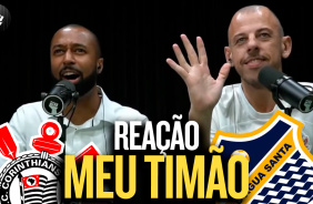 Os gols da vitria do Corinthians por 2x1 contra o gua Santa pelo Paulisto | Reao do Meu Timo