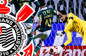 Hugo Souza defende mais um pnalti em Palmeiras x Corinthians pelo Campeonato Paulista 2025