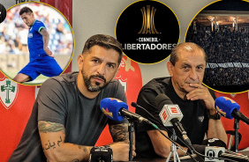 Libertadores, lateral-esquerda, protestos da torcida e mais: coletiva de Ramn e Emiliano Daz