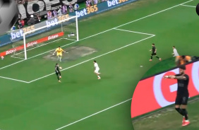Yuri Alberto amplia o placar contra o Santos pela 9 rodada do Campeonato Paulista 2025