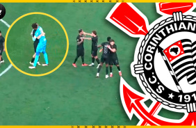 Olha como o elenco reagiu  classificao do Corinthians para final do Paulisto