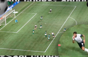 Yuri Alberto abre o placar na final entre Palmeiras x Corinthians