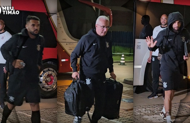 Desembarque do Corinthians em So Jos do Rio Preto para enfrentar o Novorizontino