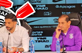 Matheus Donelli, prioridade de competio e mais: coletiva de Ramn e Emiliano daz no Corinthians