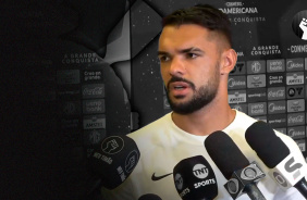 Raniele fala de sentimentos aps primeiro gol no Corinthians, desempenho do elenco e arbitragem