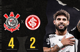 Corinthians 4x2 Internacional | Ao vivo e com imagens da Zona Mista e Coletiva | BR25