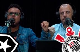 Os gols de Botafogo 1x1 Corinthians | Rea��o do Meu Tim�o