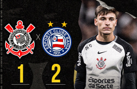 Corinthians 1x2 Bahia: Ao vivo e com imagens da zona mista e coletiv | 20� Rodada | Brasileir�o 2025