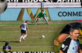Gabi Zanotti abre o placar de p�nalti contra o Boca Juniors pela Conmebol Libertadores Feminina 2025