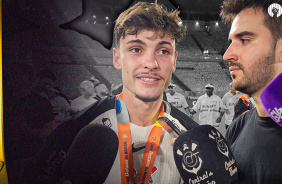 Breno Bidon comemora campeonato do Corinthians na CDB e comenta participa��o no gol do t�tulo