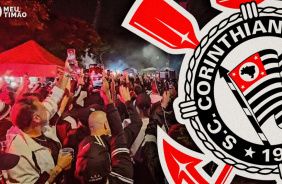 Confira o aquecimento da Fiel torcida para a final entre Corinthians x Vasco na Copa do Brasil