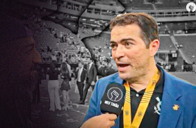 Marcelo Paz fala sobre seu primeiro t�tulo pelo Corinthians, enaltece a torcida e elogia o elenco