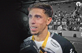 Primeiro gol no Tim�o, decis�o contra o Flamengo e sonho realizado: zona mista de Gabriel Paulista