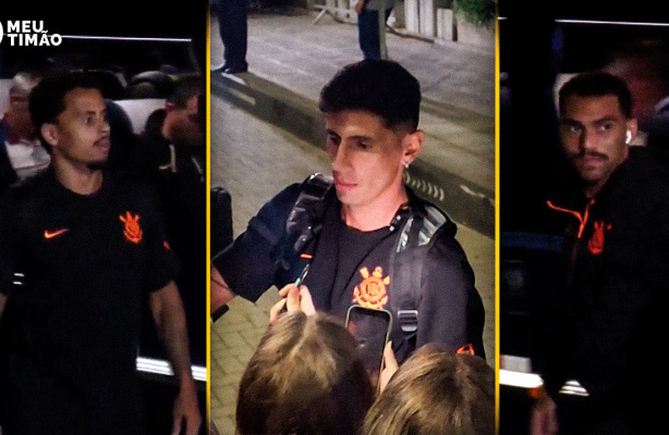 VÍDEO: Corinthians desembarca em Florianópolis para enfrentar o Barra pela Copa do Brasil