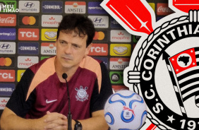 Expuls�o de Andr� no d�rbi, adapta��o ao seus estilo e mais: coletiva de Diniz no Corinthians