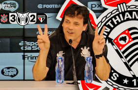 Fernando Diniz fala sobre retomada de confian�a p�s erros e enaltece vit�ria do Corinthians