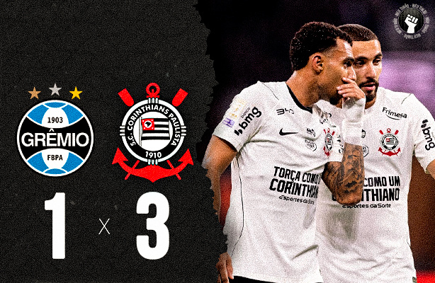 VÍDEO: Melhores momentos: Grêmio 1x3 Corinthians | 18ª rodada | Brasileirão 2026