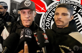 Al�, presidente dos gavi�es, comenta a expuls�o de Augusto Melo do Corinthians