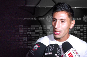 V�DEO: Primeiro gol com a camisa do Corinthians e dificuldade contra o Bahia: Zona mista Fabrizio Angileri