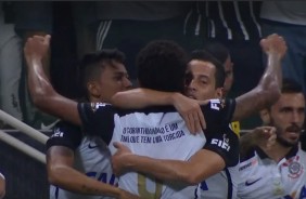 André empata a partida para o Corinthians contra o Audax