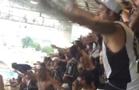 Festa da torcida do Corinthians no estádio Independência