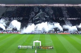 Mosaico 3D na Arena Corinthians