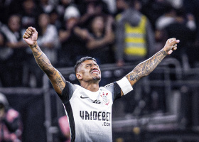 Paulinho em seu ltimo jogo pelo Corinthians