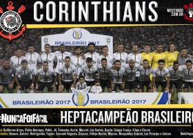 Poster do heptacampeonato do Corinthians